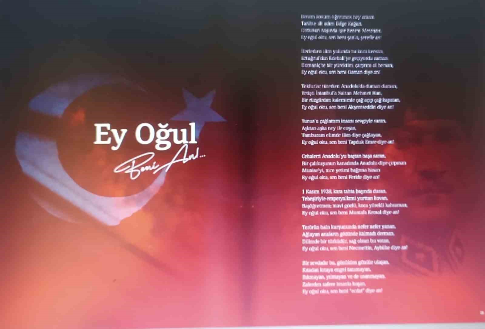 Öğretmen Doğan’ın ’Ey Oğul Beni An’ isimli şiiri ’ÖğretmenİZ’ dergisinde
?v=1