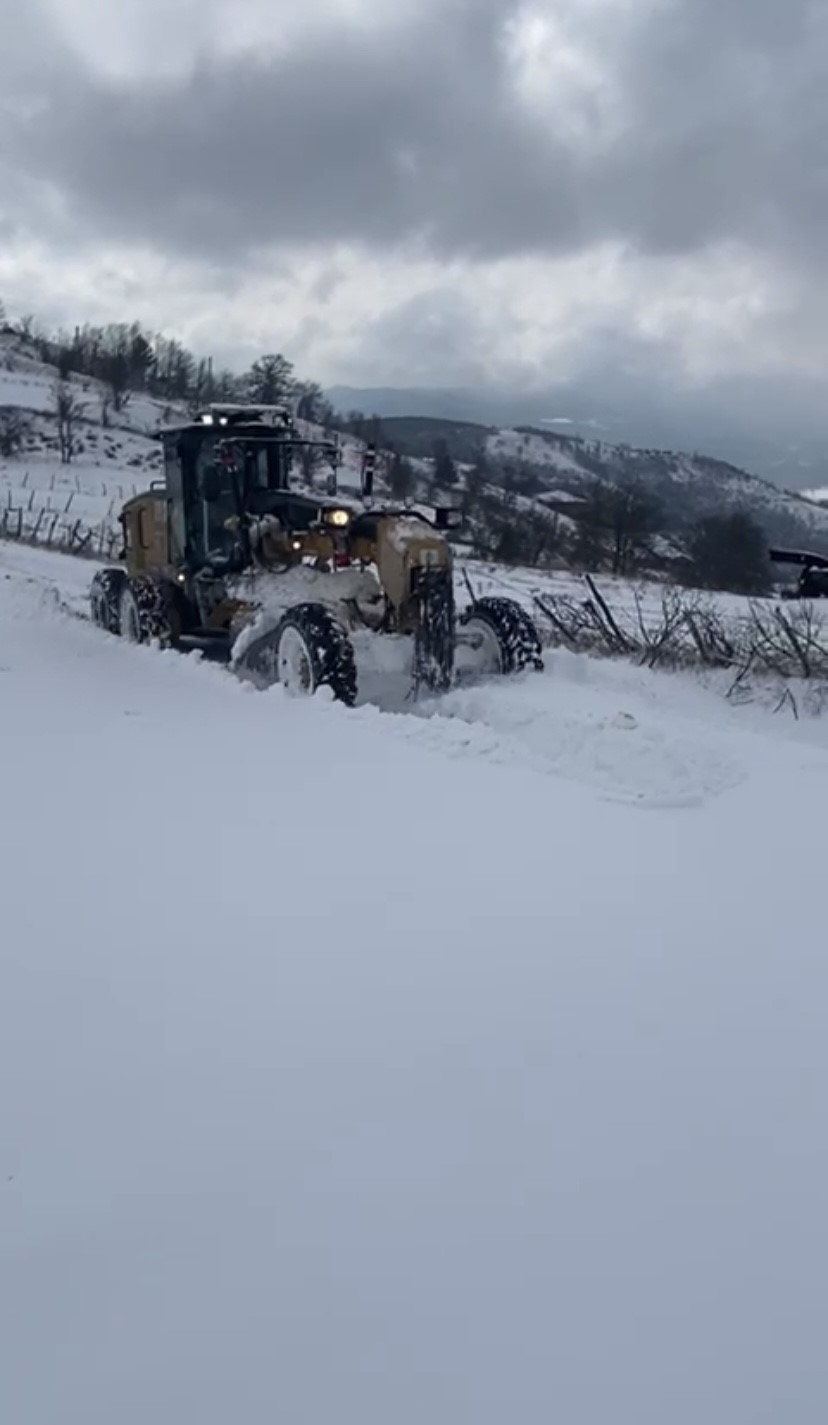 Yenice’de kardan kapanan 20 köy yolu ulaşıma açıldı
?v=1