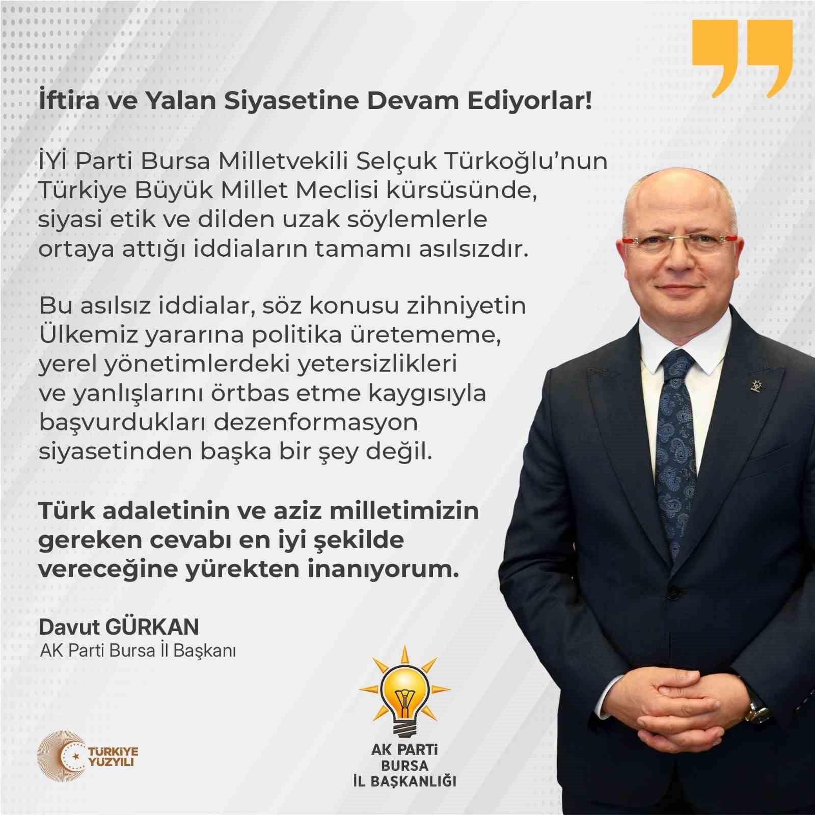 Türkoğlu’nun fatura iddialarına AK Parti’den yalanlama
?v=1