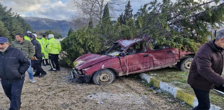 Çaldığı kamyonetle kaza yaptı, başka bir aracı çalarak kaçtı?v=1