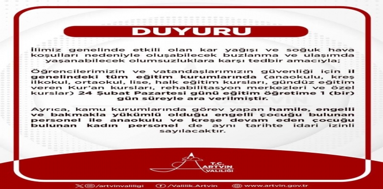 Artvin’de eğitime kar engeli?v=1