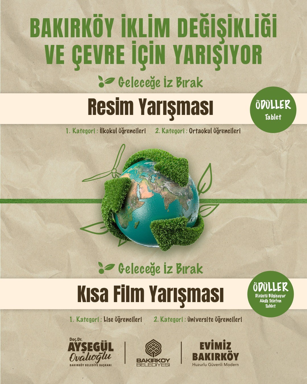 Bakırköy Belediyesi’nden sürdürülebilir çevre odaklı resim ve kısa film yarışması
?v=1