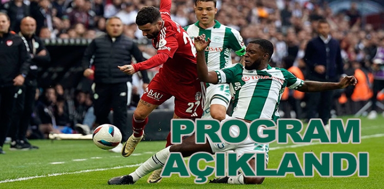 Konyaspor-Beşiktaş maçının programı belli oldu?v=1