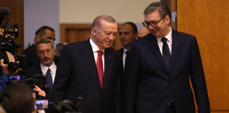 Cumhurbaşkanı Erdoğan, Sırbistan Cumhurbaşkanı Vucic ile görüştü?v=1