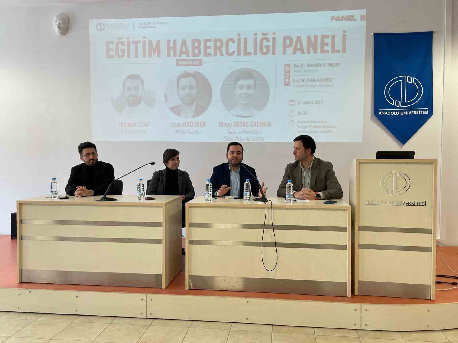 Anadolu Üniversitesi’nde ’Eğitim Haberciliği’ paneli
?v=1