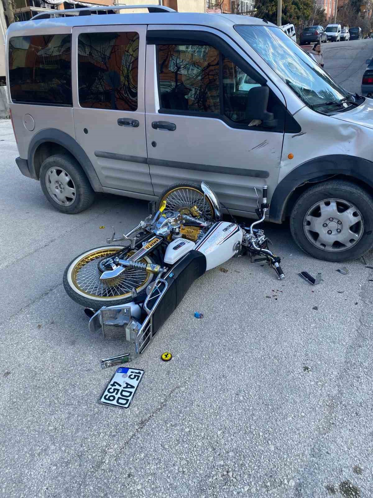 Burdur’da hafif ticari araç ile motosiklet çarpıştı: 1 yaralı
?v=1