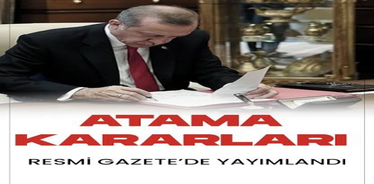 Cumhurbaşkanlığı tarafından yapılan atamalar Resmi Gazete’de?v=1