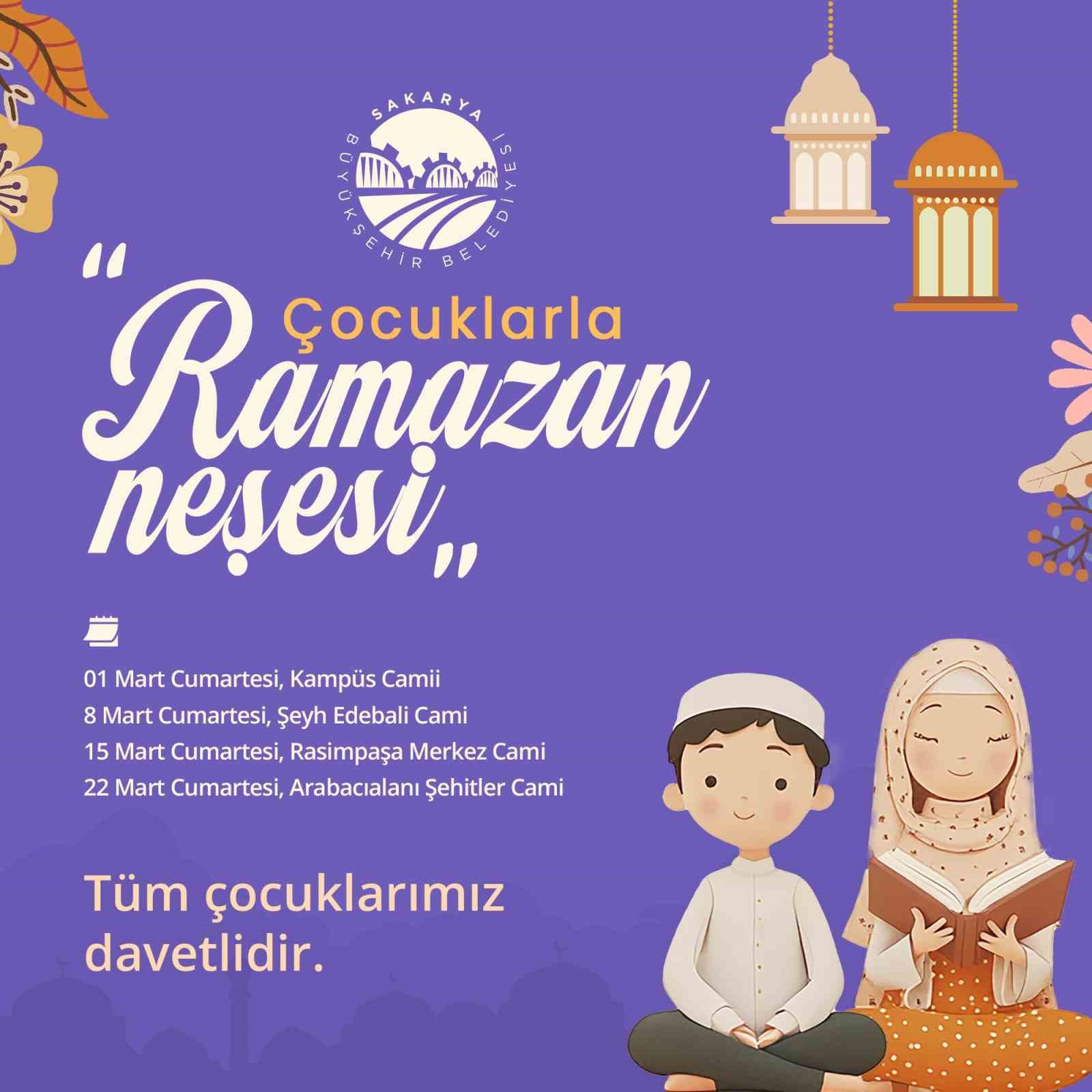 ‘Çocuklarla Ramazan Neşesi’ etkinlikleri miniklerle buluşacak
?v=1