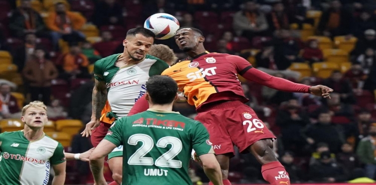 Ziraat Türkiye Kupası: Galatasaray: 0 - Konyaspor: 0 (İlk yarı)