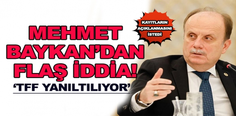 Mehmet Baykan TFF Yanıltılıyor?v=1