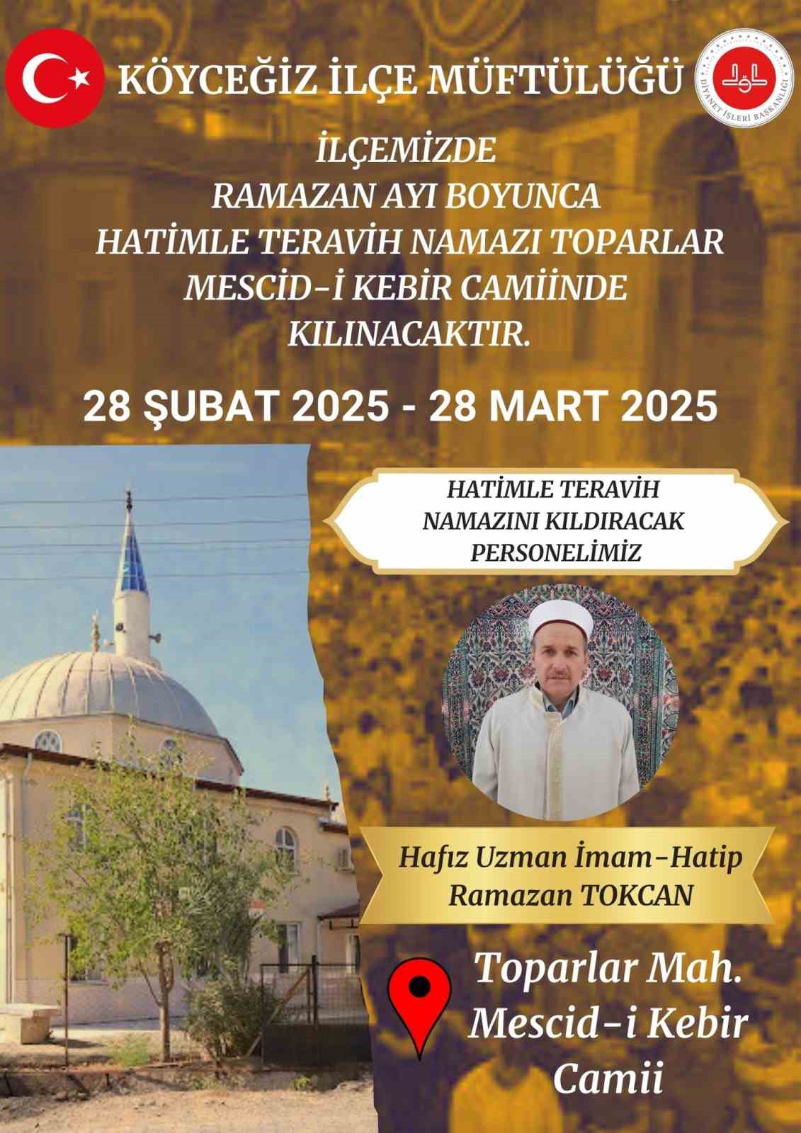 Köyceğiz’de hatimle teravih namazı kılınacak
?v=1