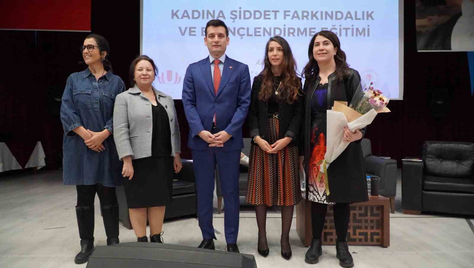 Urla’da  Kadına Yönelik Şiddete Karşı  farkındalık ve bilinçlendirme eğitimi yapıldı
?v=1