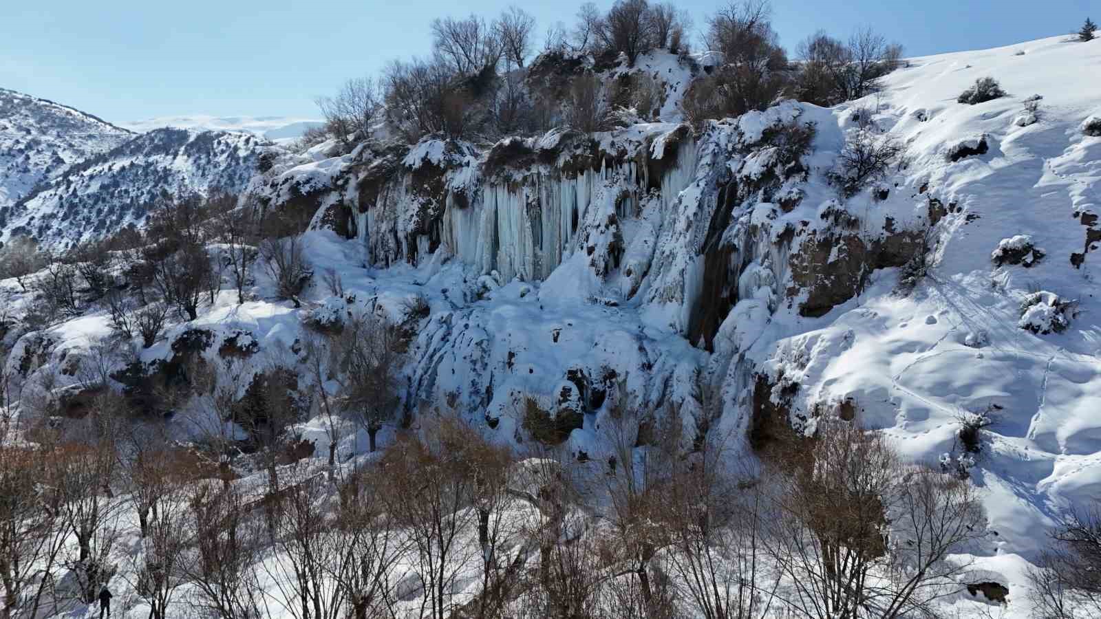 Erzincan buz kesti: Girlevik Şelalesi’nde uzunluğu 2 metreyi aşan buz sarkıtları oluştu
?v=1