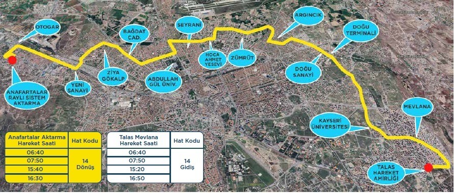 Kayseri’de toplu ulaşım ağı genişliyor
?v=1