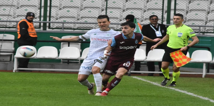 Trendyol Süper Lig: Konyaspor: 1 - Trabzonspor: 0 (Maç sonucu)