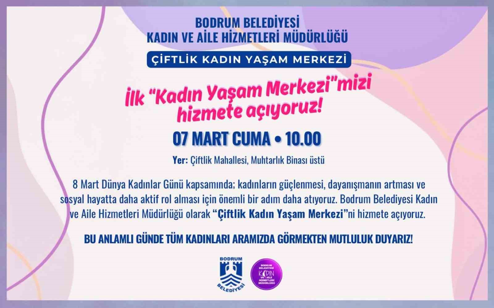 Bodrum’da ilk kadın yaşam merkezi açılıyor
?v=1