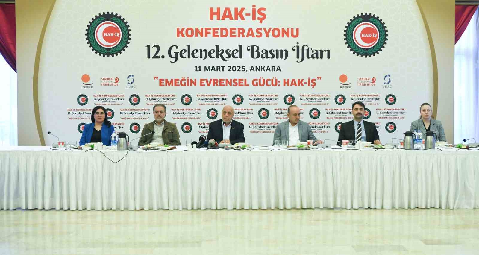 HAK-İŞ Genel Başkanı Arslan:  Asgari Ücret Tespit Komisyonunda kimin olduğundan ziyade komisyonunun yapısına itirazımız var 
?v=1