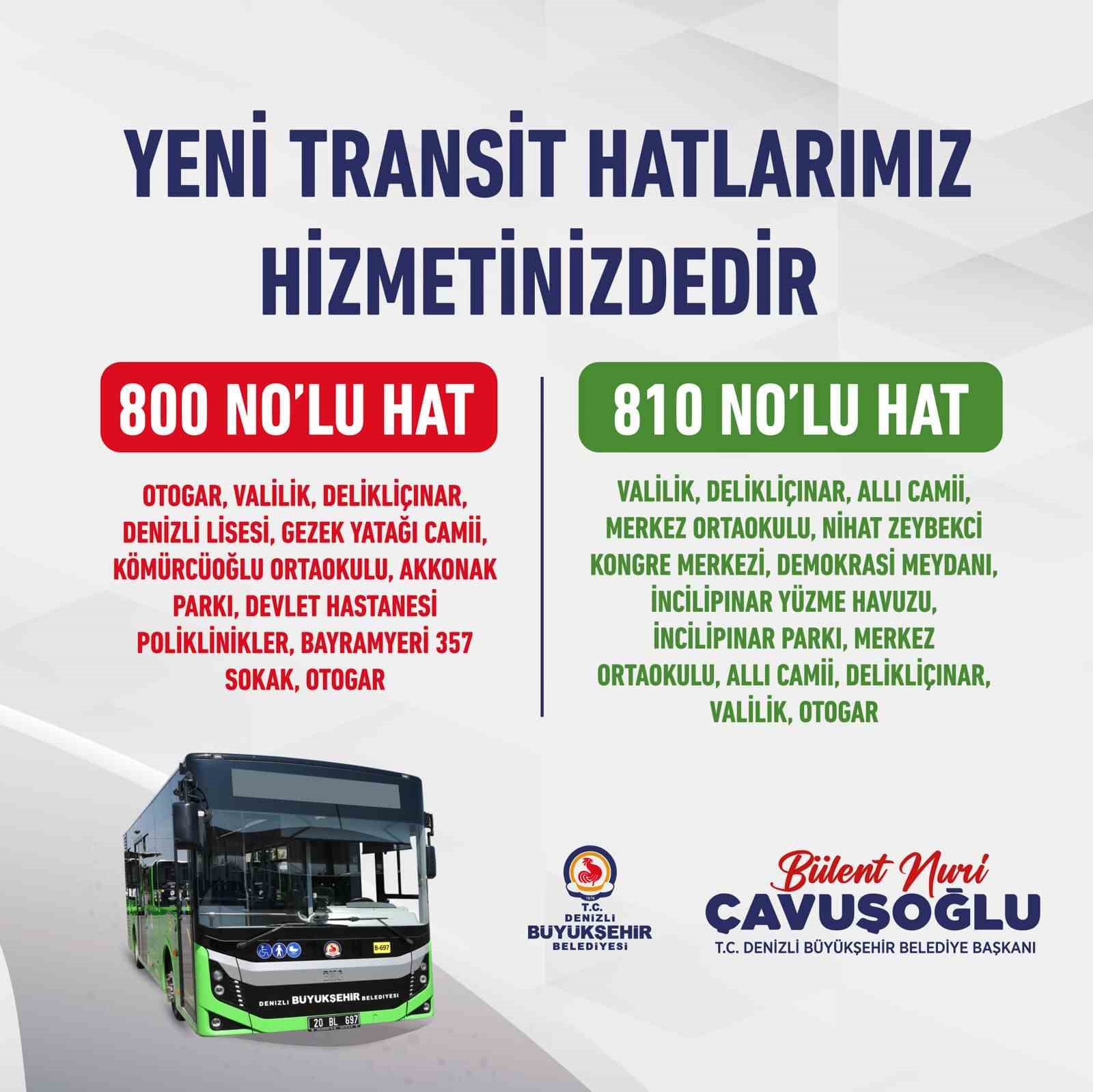 Denizli’de toplu ulaşımda yeni dönem
?v=1