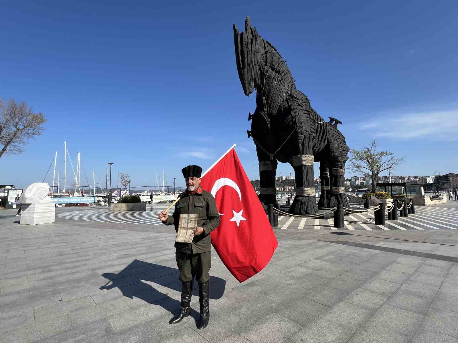 Şehitler için 555 bin adım atarak Çanakkale’ye geldi
?v=1