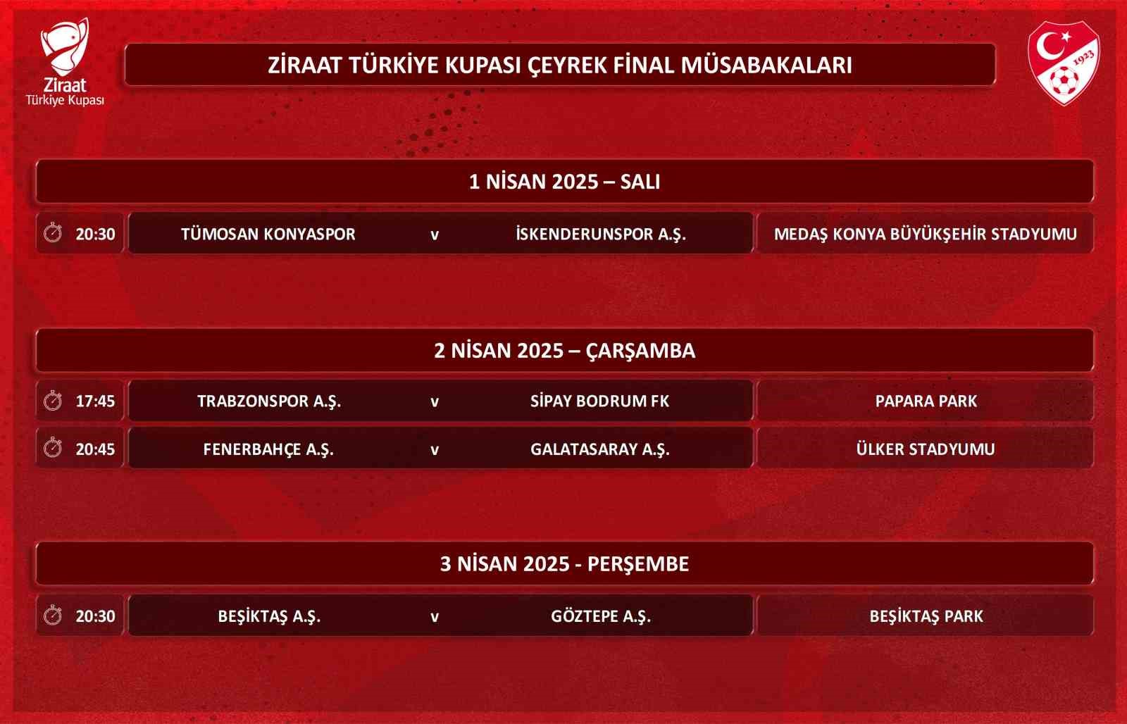 Fenerbahçe - Galatasaray derbisi 2 Nisan’da oynanacak
?v=1