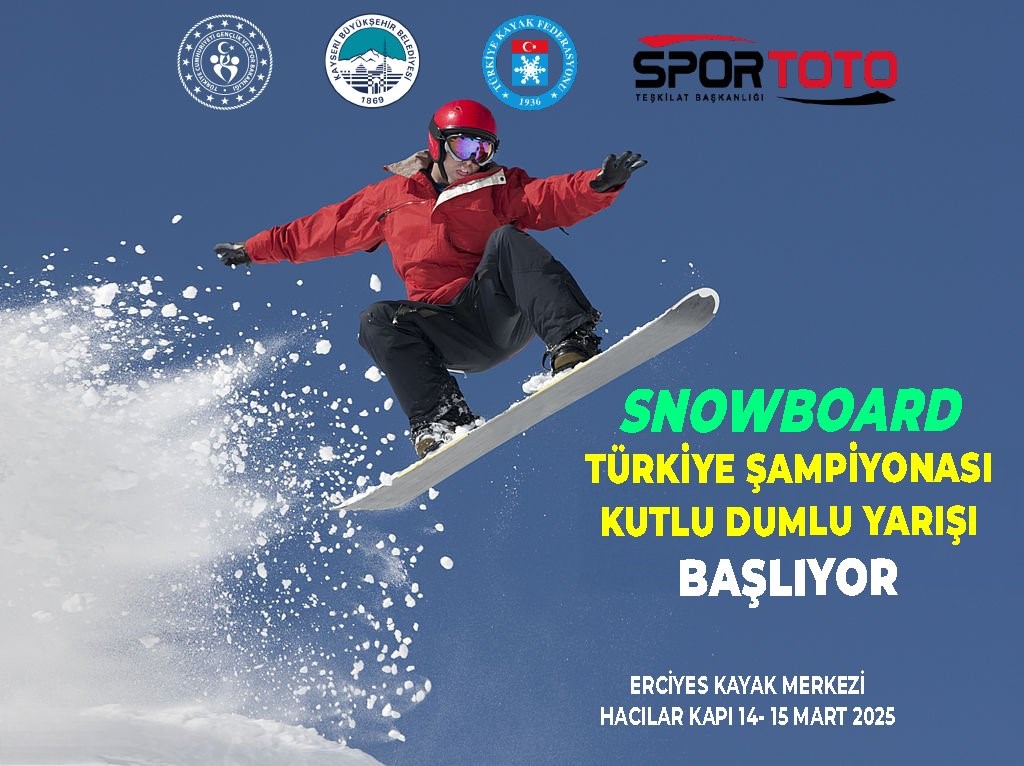 Kutlu Dumlu Snowboard Türkiye Şampiyonası Kayseri’de başlıyor
?v=1