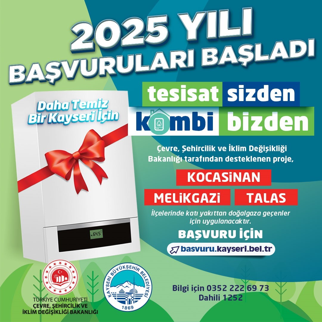 Büyükşehir’in ‘tesisat sizden, kombi bizden’ projesi 2025 yılı başvuruları başladı
?v=1