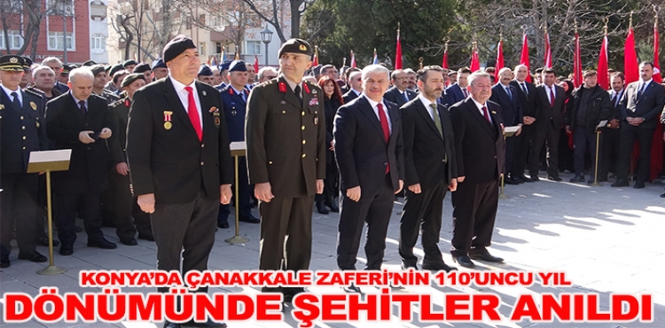 Konya’da Çanakkale Zaferi’nin 110’uncu Yıl Dönümünde Şehitler Anıldı?v=1