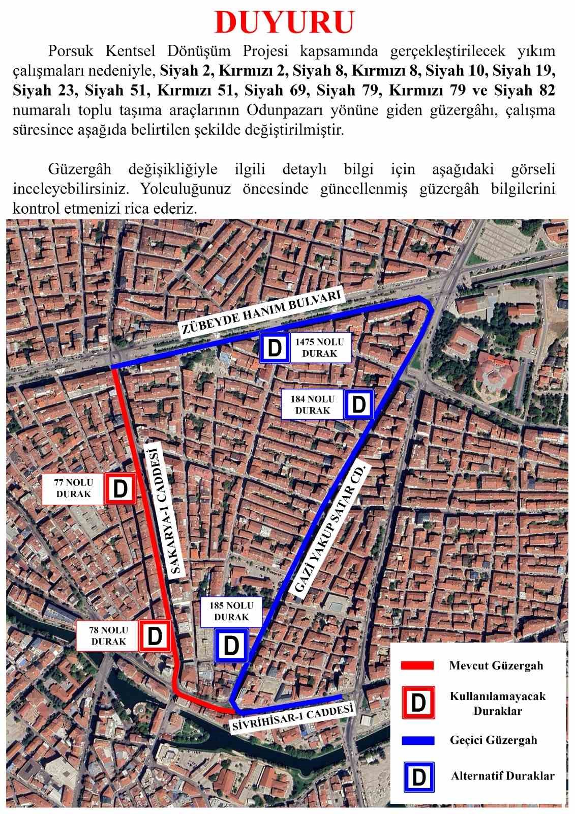 Büyükşehir araç ve yaya trafiğine kapanacak yollara karşı uyardı
?v=1